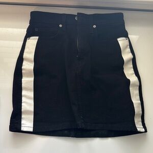 Calvin Klein Black denim skirt, size 27, great condition